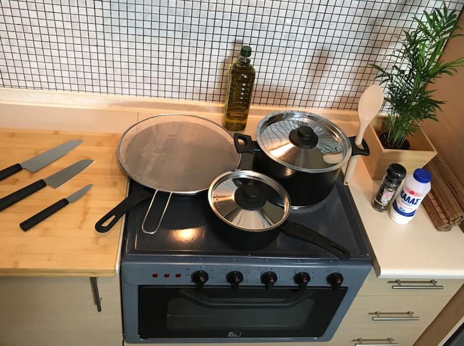 דירות סלוניקי 5 Min From Papageorgiou Free Indoor Parking מראה חיצוני תמונה